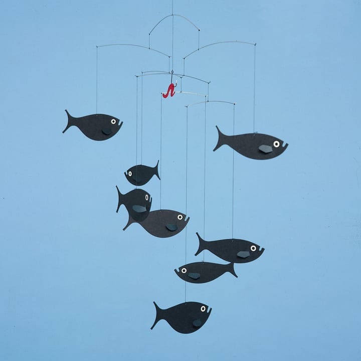 Shoal of 피쉬 모빌, black Flensted Mobiles | 플랜스테드 모빌