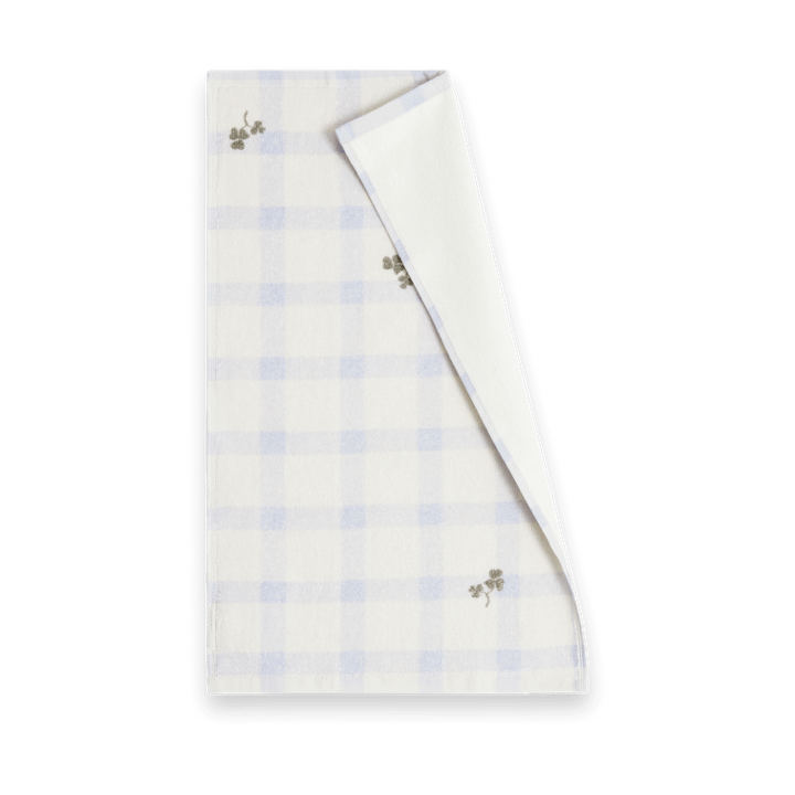 Gingham Sorrel Blue 테리 손님용 타월 2개 세트 - 30x50 cm - Garbo&Friends | 가르보&프랜즈