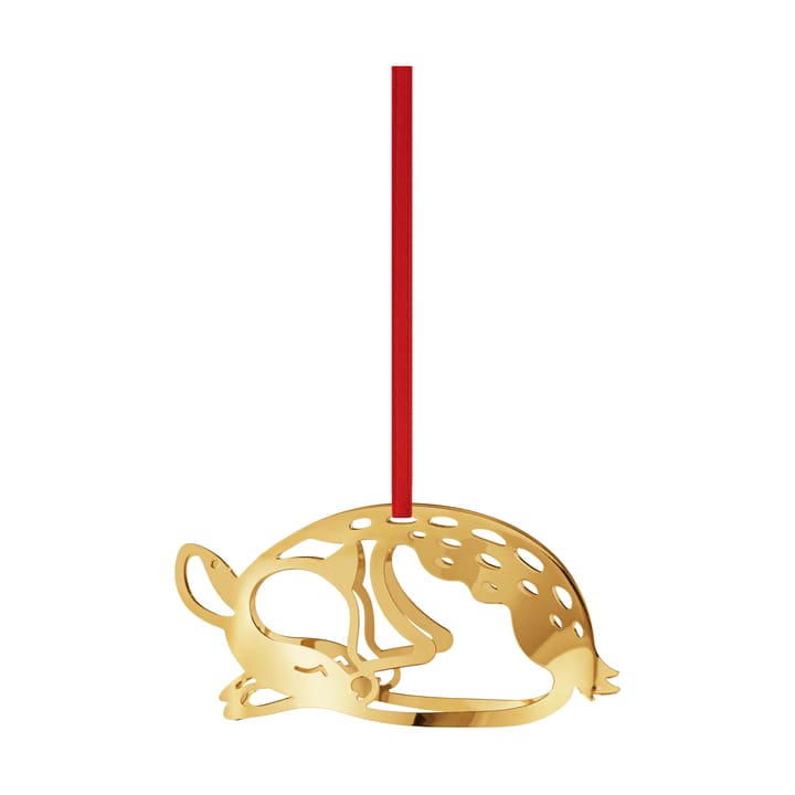 2023 크리스마스 펜던트 fallow deer, Gold-plated Georg Jensen | 조지젠슨