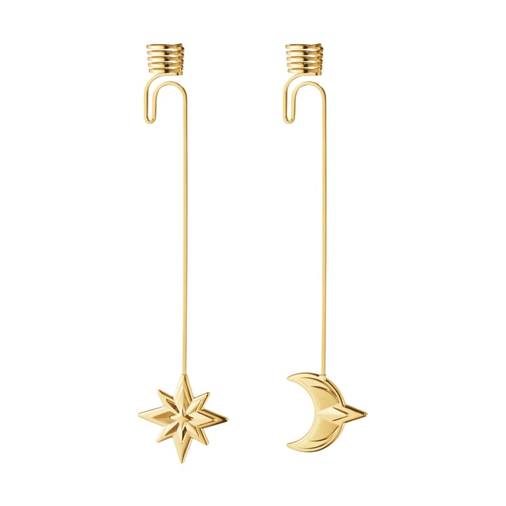 2024 캔들 홀더 문 & 스타 - Gold-plated - Georg Jensen | 조지젠슨