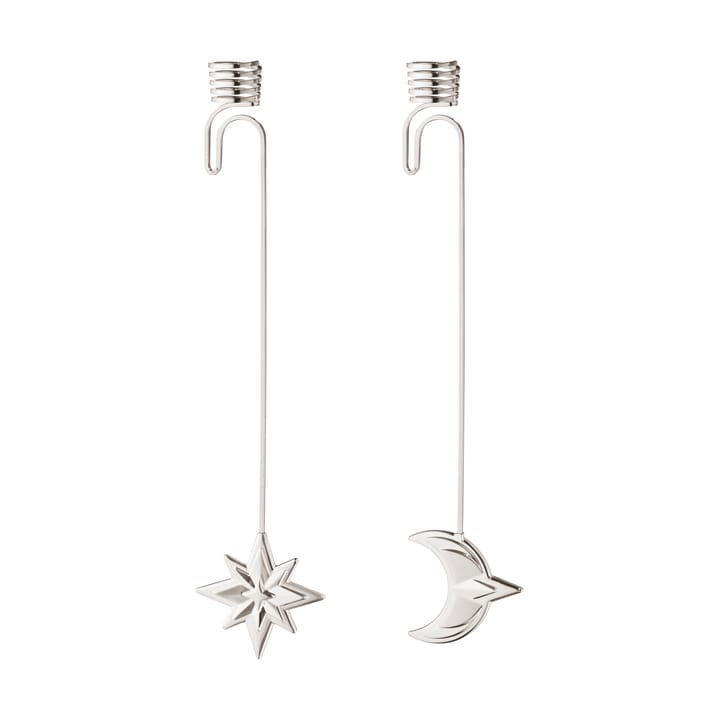 2024 캔들 홀더 문 & 스타 - Palladium-plated - Georg Jensen | 조지젠슨