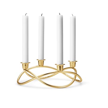 시즌 캔들홀더 Ø26 cm - gold plated - Georg Jensen | 조지젠슨