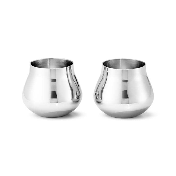 스카이 스냅 글라스 8 cl 2개 세트 - stainless steel - Georg Jensen | 조지젠슨