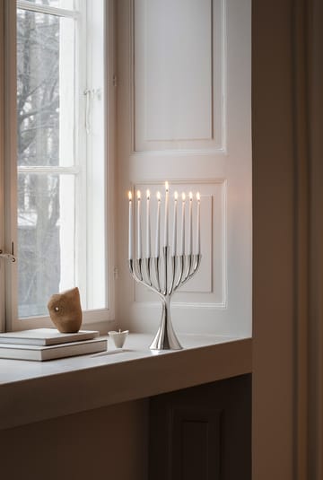 코브라 Hanukkah 캔들 18개 세트 - White - Georg Jensen | 조지젠슨