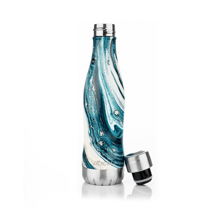 글레이셜 워터 보틀 400 ml - Indigo marble - Glacial | 글레이셜