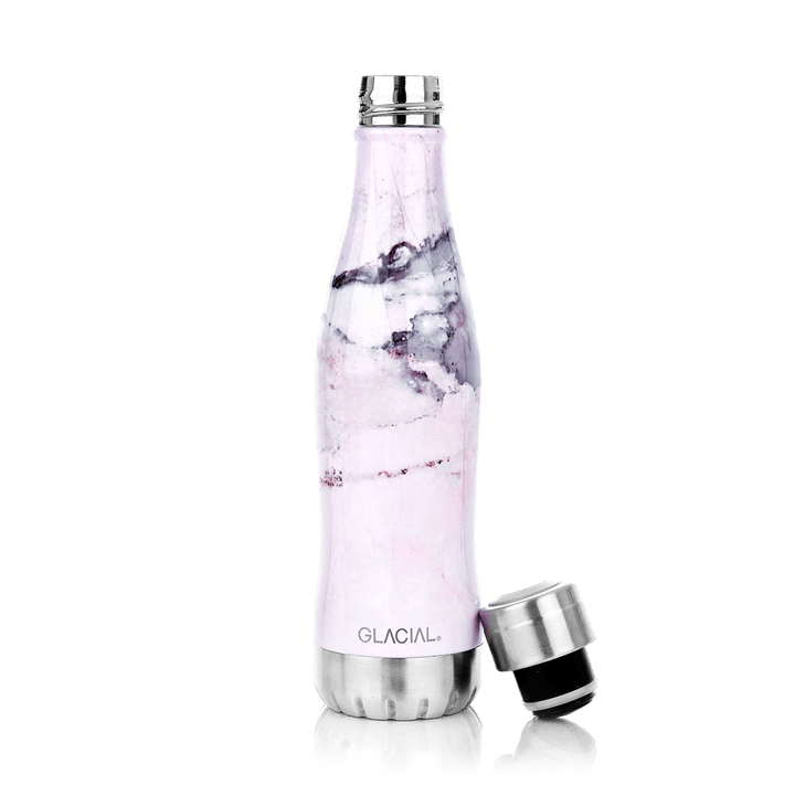 글레이셜 워터 보틀 400 ml - Pink marble - Glacial | 글레이셜