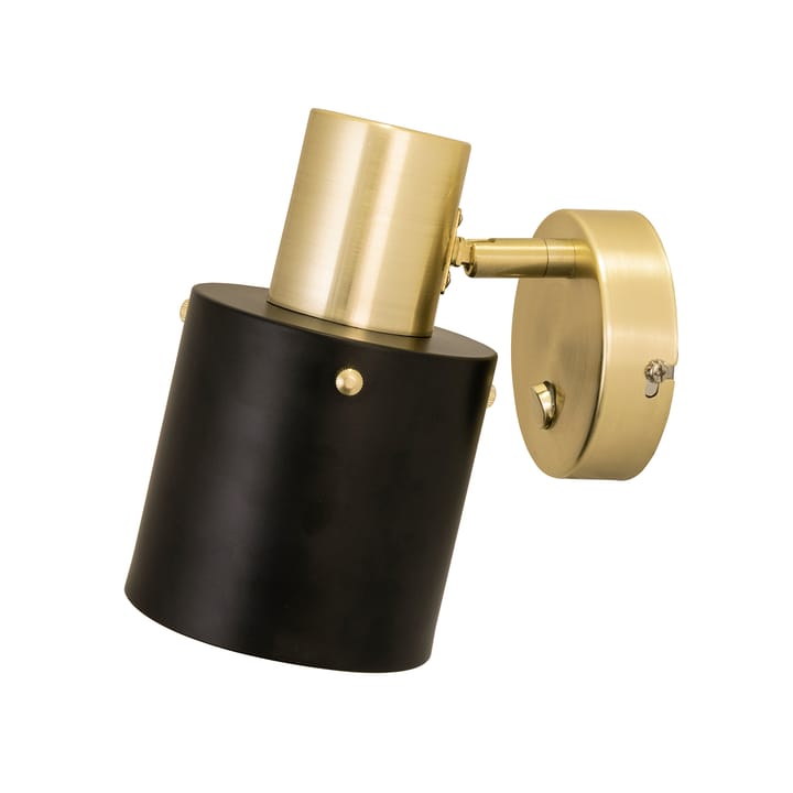 클라크 1 벽 조명 브러쉬ed 브레스 - Black-brushed brass - Globen Lighting | 글로벤라이팅