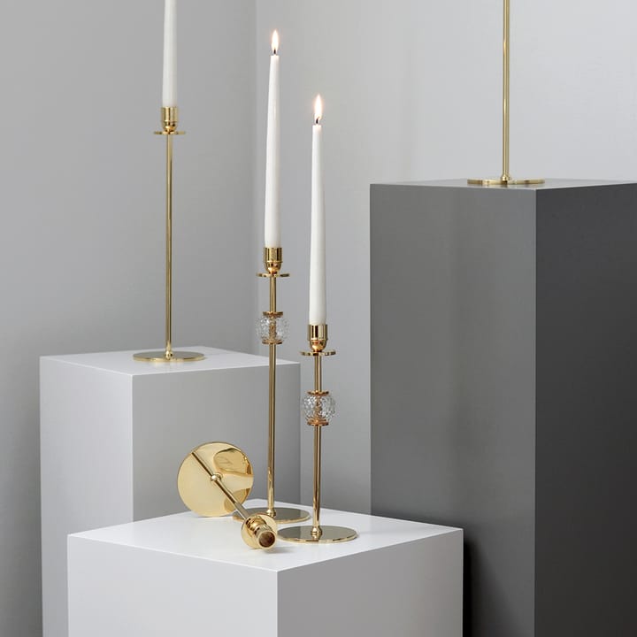 알바 캔들스틱 30 cm, Solid brass and glass Hilke Collection | 힐케 콜렉션