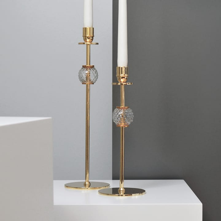 알바 캔들스틱 40 cm, Solid brass and glass Hilke Collection | 힐케 콜렉션