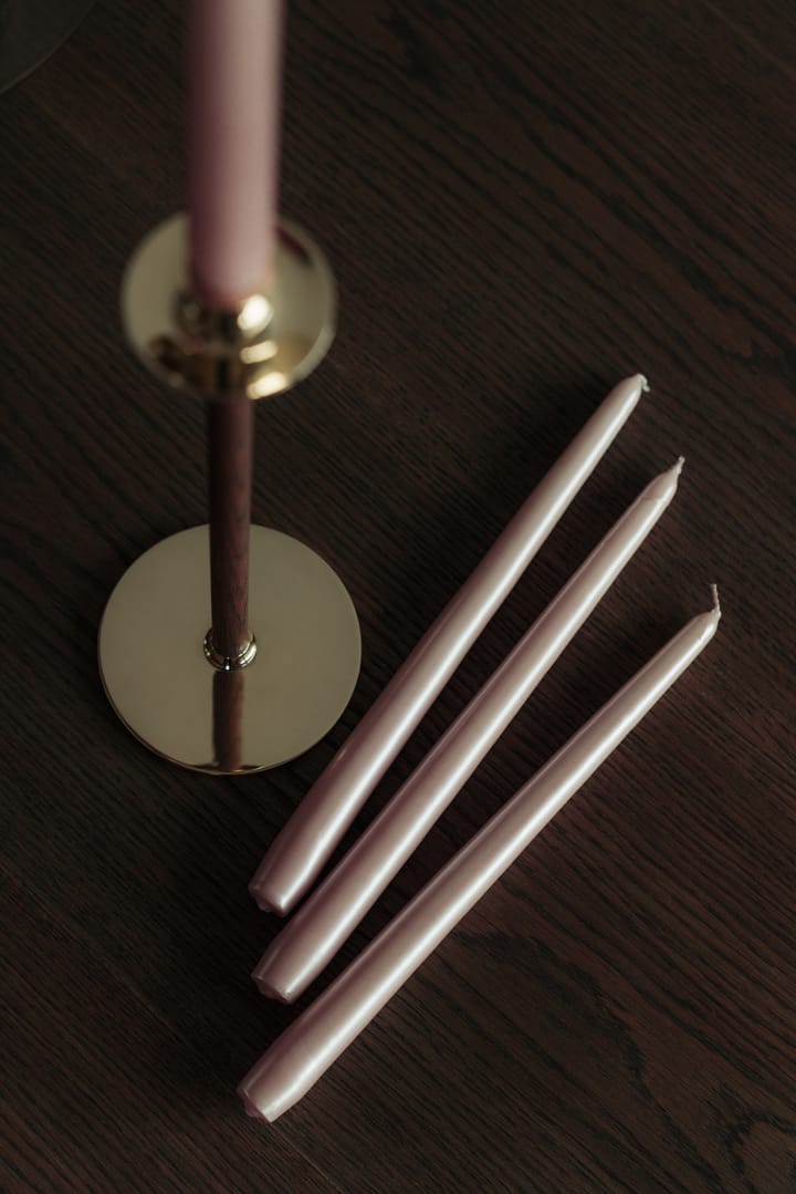 Herrgårdsljus 캔들 30 cm 6개 세트 - Dusty pink pearl - Hilke Collection | 힐케 콜렉션