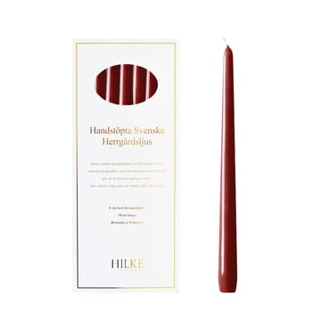 Herrgårdsljus 캔들 30 cm 6개 세트 - Wine red glossy - Hilke Collection | 힐케 콜렉션