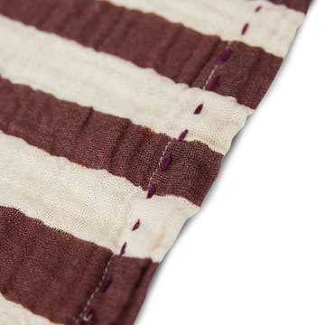 Striped 코튼 냅킨 30x30 cm 2개 세트 - Burgundy - HKliving | 에이치케이리빙