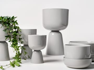 나뿔라 화분 Ø12,5 cm h19 cm - Light Grey - Iittala | 이딸라