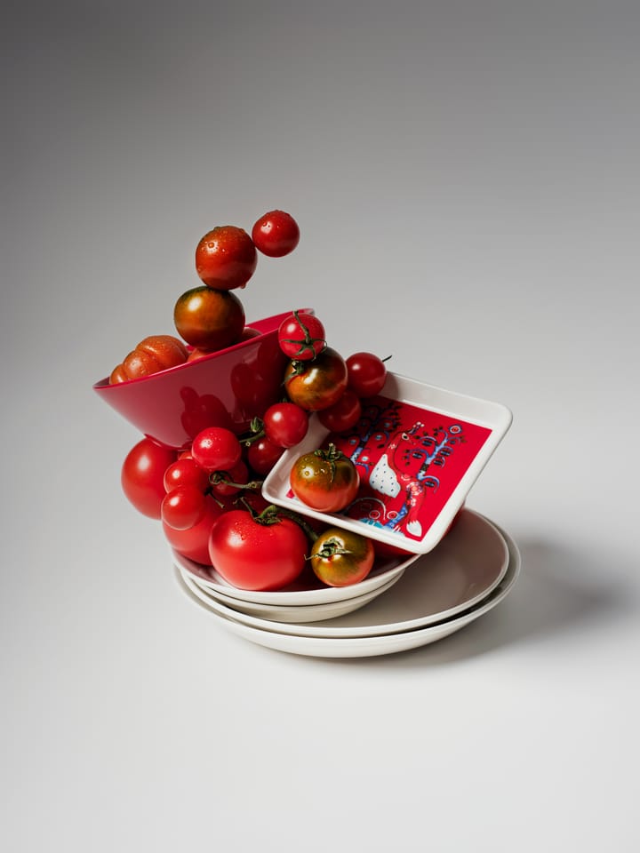 따이가 접시 12x12 cm - Red - Iittala | 이딸라