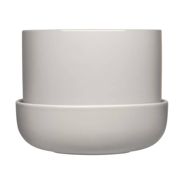 나뿔라 화분과 받침 130x170 mm - Light gray - Iittala | 이딸라