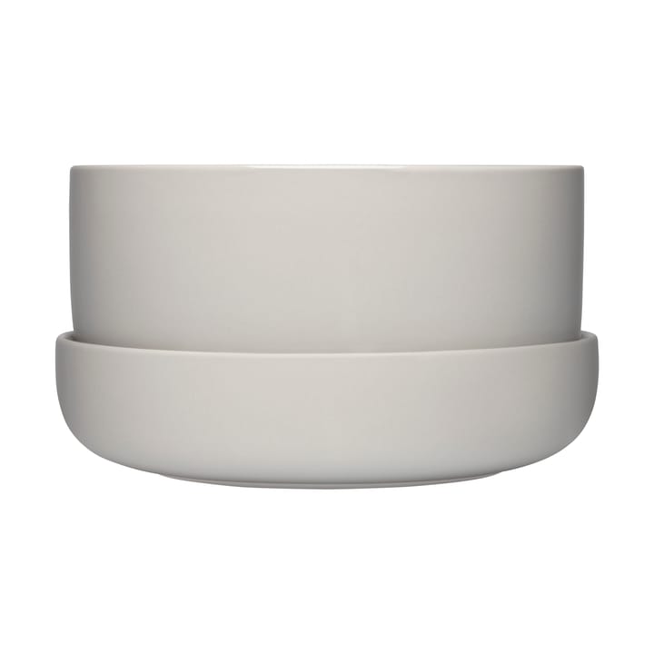 나뿔라 화분과 받침 Ø24 cm h13 cm - Light grey - Iittala | 이딸라