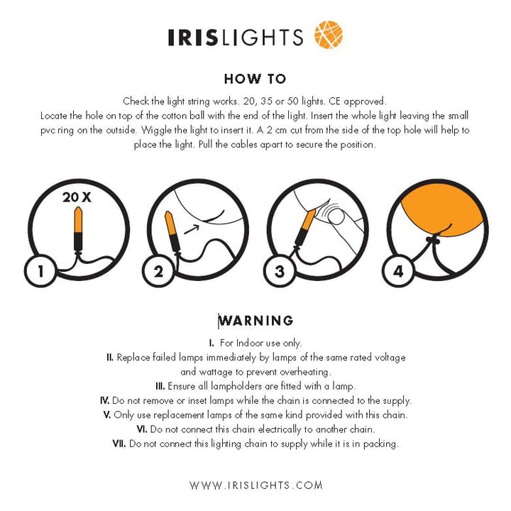 아이리스라이트 엔드리스 썸머, 20 balls Irislights | 아이리스라이트