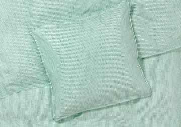 모노크롬 라인즈 침구 세트 150x210 cm - Green-white - Juna | 주나