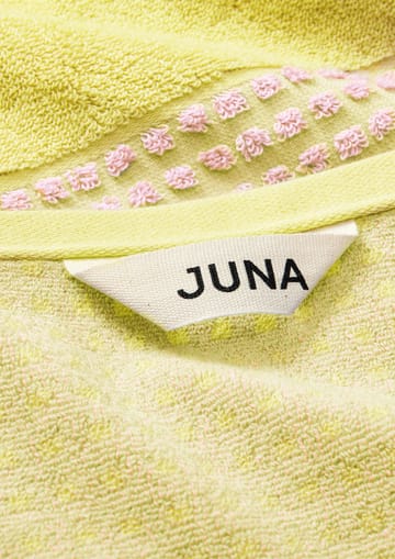 체크 타올 50x100 cm - Yellow-pink - Juna | 주나