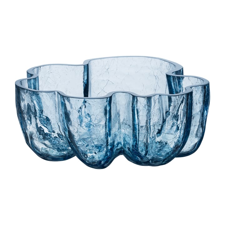 크래클 보울 10,5 cm - Circular glass (Blue) - Kosta Boda | 코스타보다