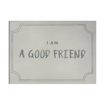 Good friend 졸업장 포스터 21x30 cm - Dusty mint - Kunskapstavlan®