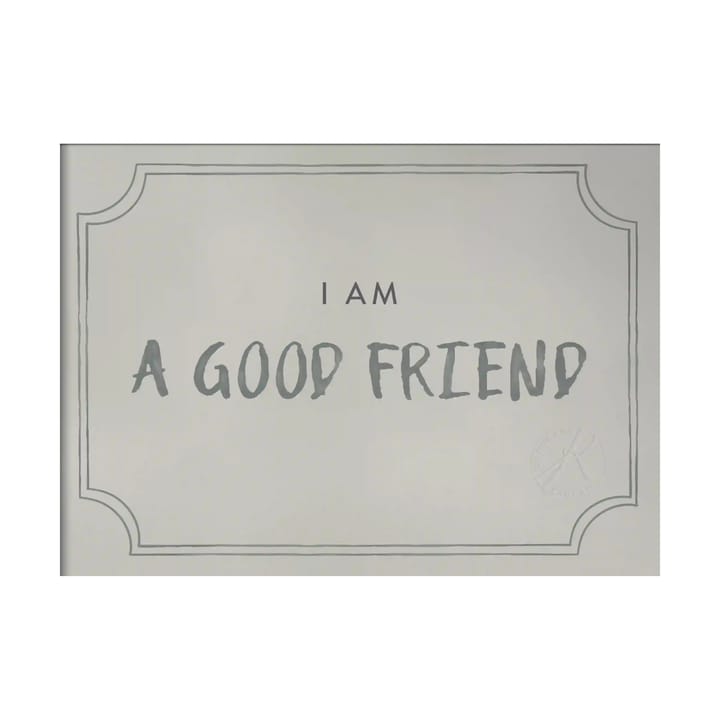 Good friend 졸업장 포스터 21x30 cm - Dusty mint - Kunskapstavlan®