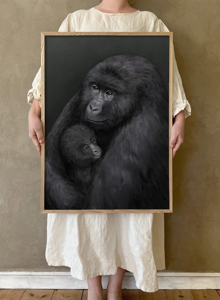 Mountain gorilla 포스터, 30x40 cm Kunskapstavlan®