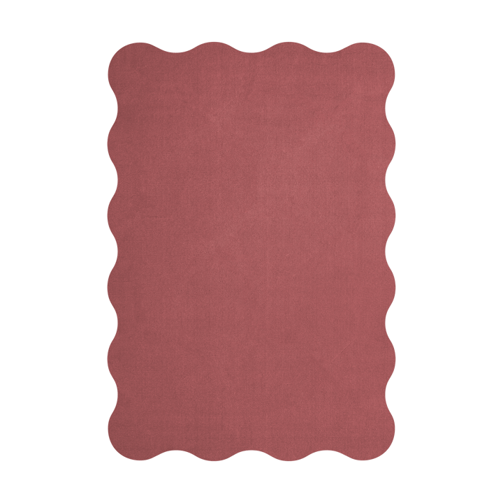 스캘럽 울 카펫 200x300cm - Rosewood red - Layered | 레이어드