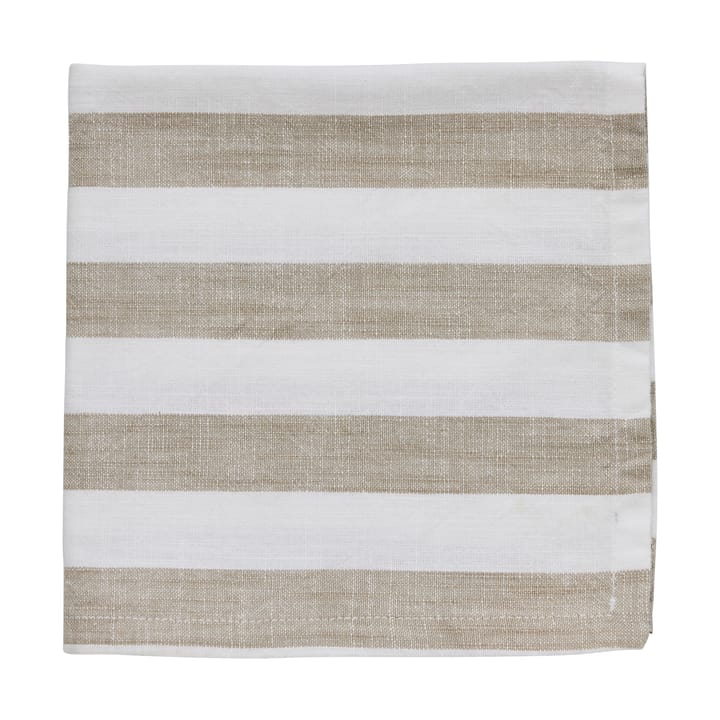 올리비아 코튼 냅킨 40x40 cm - Off white-linen - Lene Bjerre | 르네 비에르