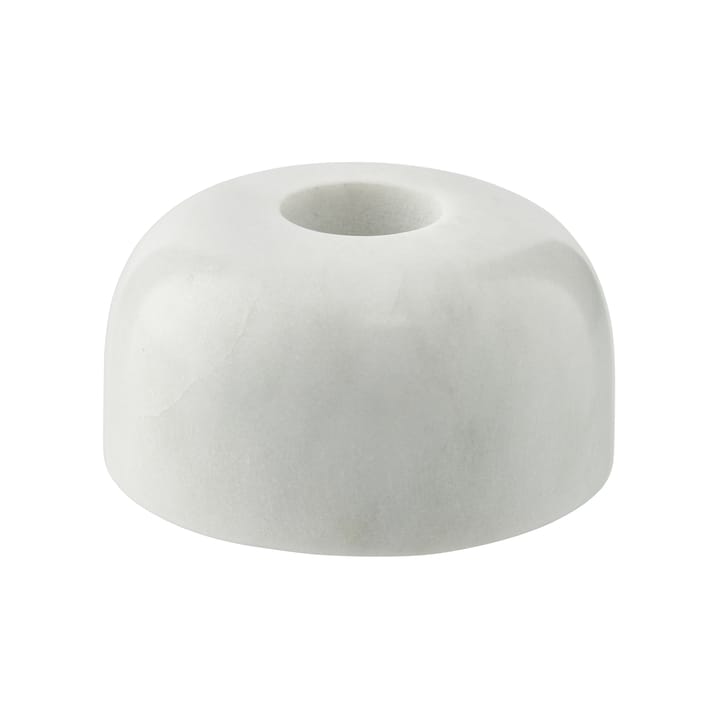 마밀라 캔들스틱 Ø7.5 cm - White marble - Lene Bjerre | 르네 비에르