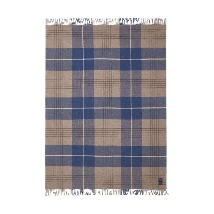 체크 울 스로우 130x170 cm, Denim blue-beige Lexington | 렉싱턴