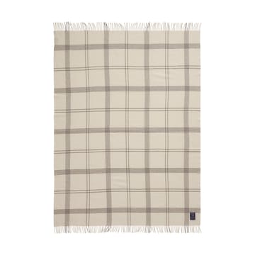 체크 울 스로우 130x170 cm - White-dark gray - Lexington | 렉싱턴