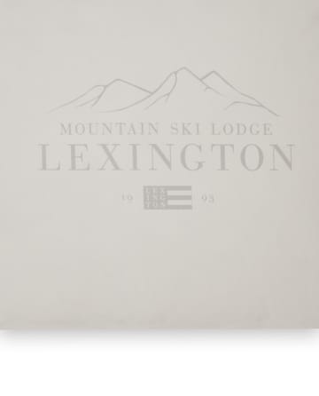 렉싱턴 프린팅 코튼 포플린 쿠션 커버 50x60 cm - White-light grey - Lexington | 렉싱턴