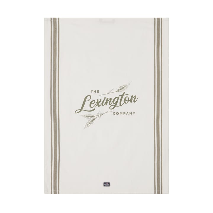 오가닉 코튼 키친 타월 50x70 cm, White-olive Lexington | 렉싱턴