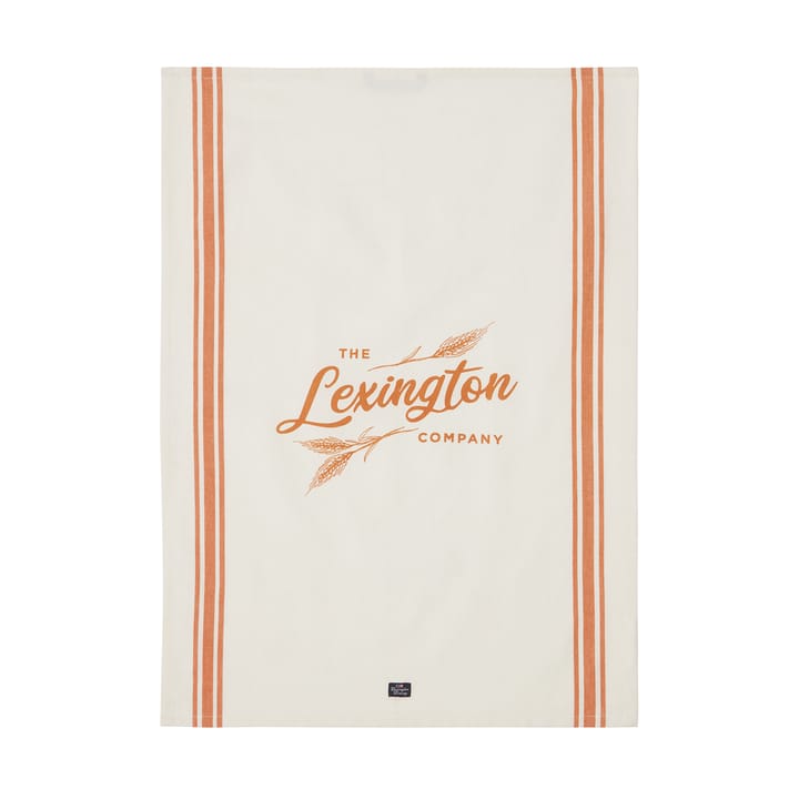 오가닉 코튼 키친 타월 50x70 cm, White-orange Lexington | 렉싱턴