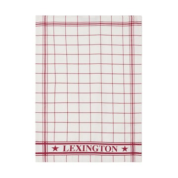 렉싱턴 체크 키친타월 50x70 cm - White-Red - Lexington | 렉싱턴