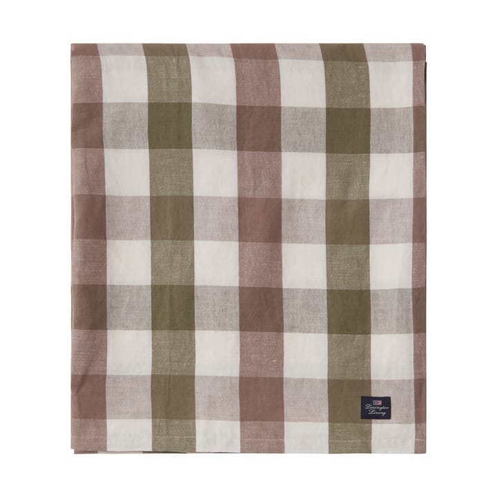 Checked 코튼 리넨 테이블클로스 150x250 cm - Olive - Lexington | 렉싱턴