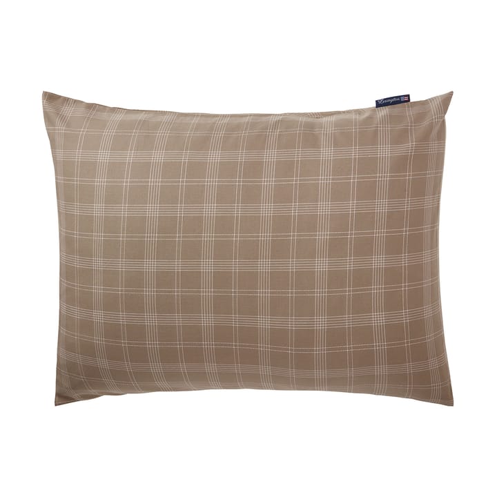 Checked Pinpoint 옥스포드 쿠션 커버 50x60 cm - Brown - Lexington | 렉싱턴