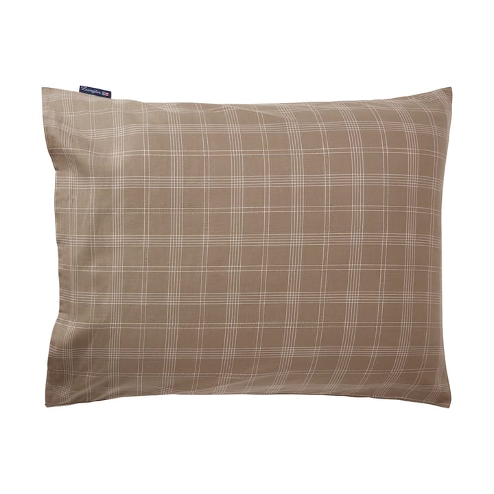 Checked Pinpoint 옥스포드 쿠션 커버 50x60 cm, Brown Lexington | 렉싱턴