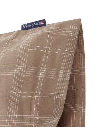 Checked Pinpoint 옥스포드 쿠션 커버 50x60 cm - Brown - Lexington | 렉싱턴