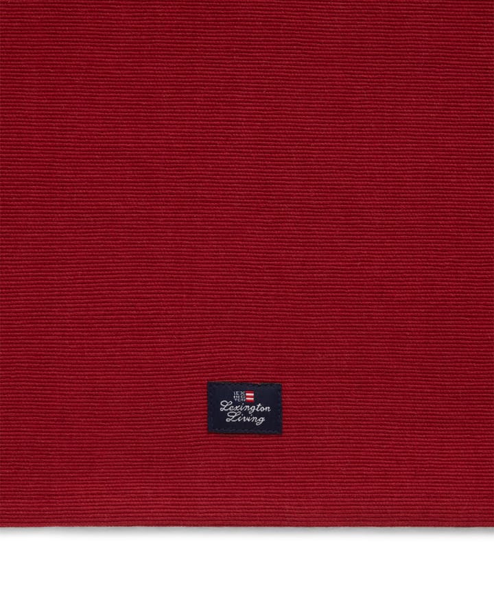 Side Striped 오가닉 코튼 립 러너 50x250 cm - Red-beige - Lexington | 렉싱턴