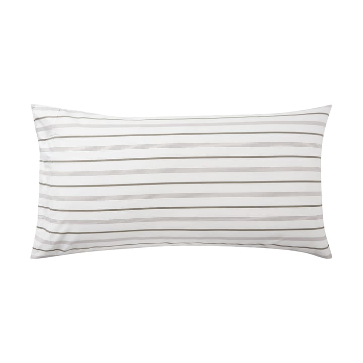 Striped 코튼 포플린 베개 커버 50x90 cm, White Lexington | 렉싱턴