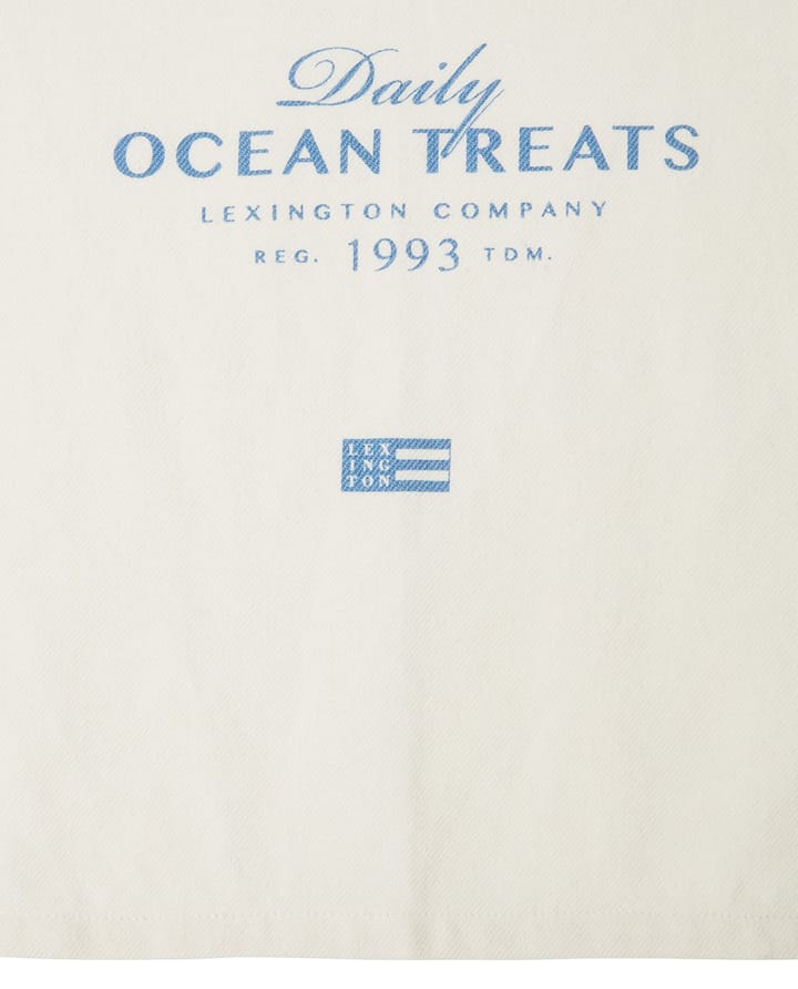 오션 treats 프린팅 코튼 주방 타월 50x70 cm, White Lexington | 렉싱턴