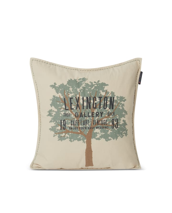 Tree Logo 쿠션 커버 50x50 cm - Light beige-green - Lexington | 렉싱턴