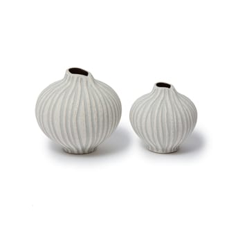 라인 화병 - Sand white stone stripe, small - Lindform | 린드폼