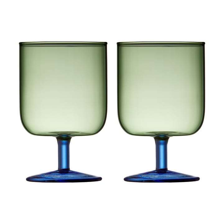 토리노 와인잔 30 cl 2개 세트 - Green-blue - Lyngby Glas | 링비 글라스