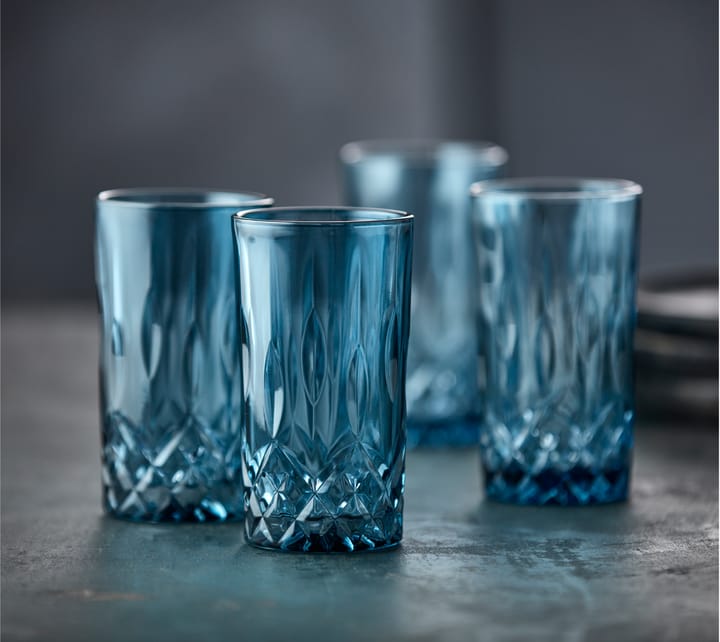 소렌토 하이볼 글래스 38 cl 4개 세트, Blue Lyngby Glas | 링비 글라스