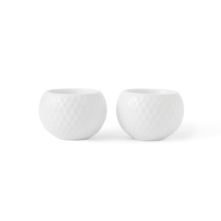 롬브 랜턴 Ø6.5 cm 2개 세트 - White - Lyngby Porcelæn | 링비