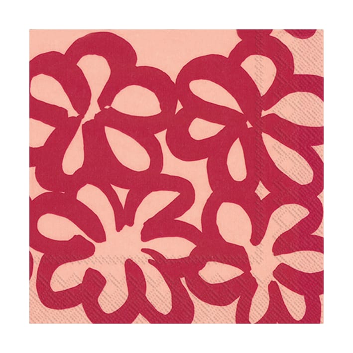 Jättikukka 냅킨 33x33 cm 20개 - Rose - Marimekko | 마리메꼬