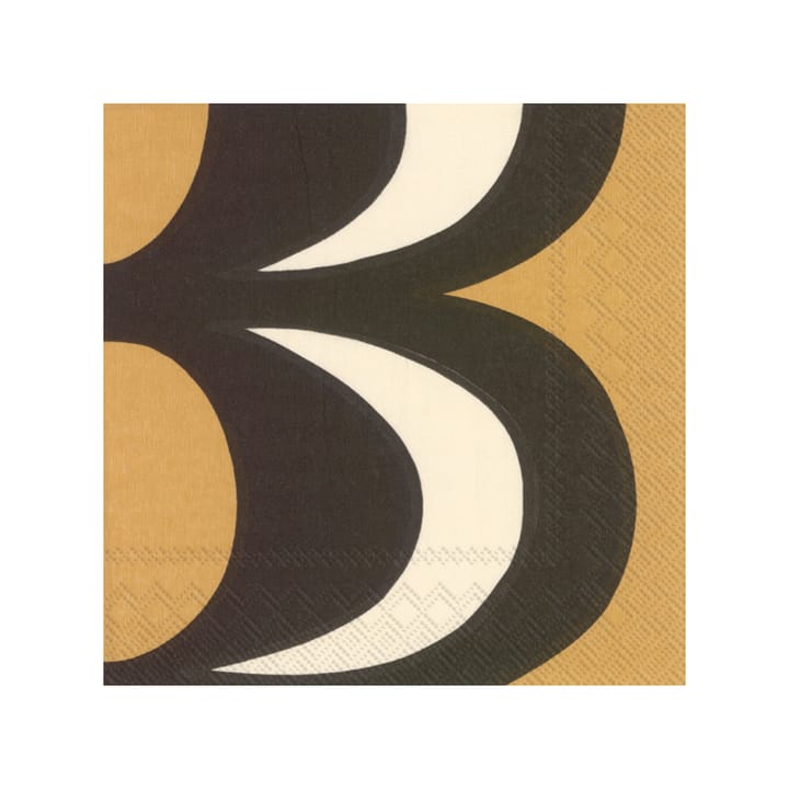 Kaivo 냅킨 33x33 cm 20개 - Black-cream - Marimekko | 마리메꼬